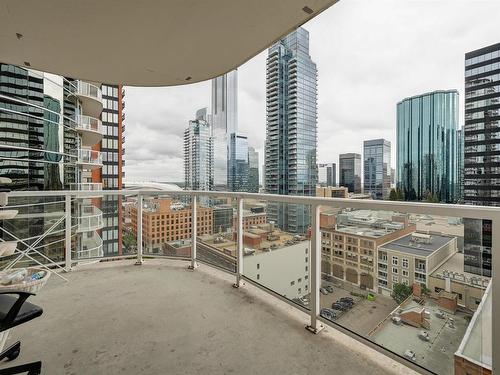 1402 10136 104 Street, Edmonton, AB - Outdoor With Balcony