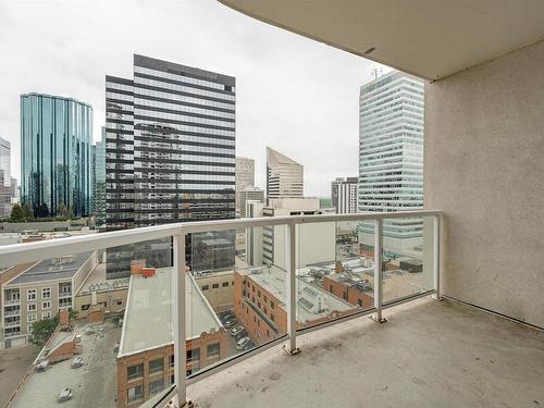 1402 10136 104 Street, Edmonton, AB - Outdoor With Balcony