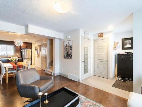 10138 143 Street, Edmonton, AB - Indoor Photo Showing Living Room