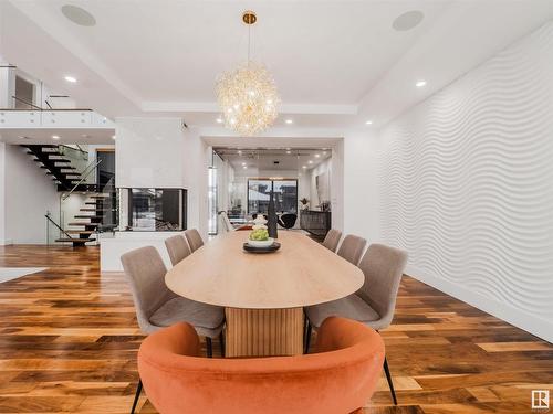 3535 Watson Point(E), Edmonton, AB - Indoor Photo Showing Dining Room