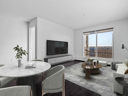 332 504 Albany Way, Edmonton, AB - Indoor Photo Showing Living Room