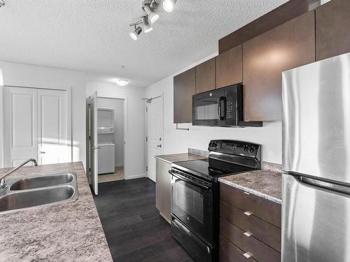 332 504 Albany Way, Edmonton, AB - Indoor Photo Showing Kitchen With Double Sink