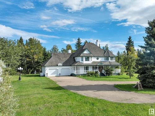 245008 Twp Rd 474, Rural Wetaskiwin County, AB - Outdoor With Deck Patio Veranda With Facade