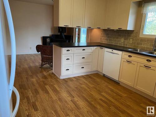 4618 47 Avenue, Wetaskiwin, AB - Indoor Photo Showing Kitchen With Double Sink