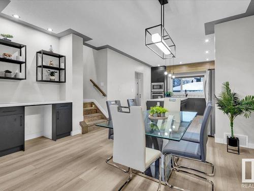 9623 154 Street Nw, Edmonton, AB - Indoor Photo Showing Dining Room