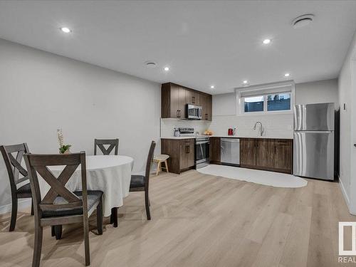 9623 154 Street Nw, Edmonton, AB - Indoor Photo Showing Dining Room