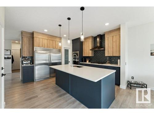 22527 99 Avenue, Edmonton, AB - Indoor Photo Showing Kitchen With Upgraded Kitchen