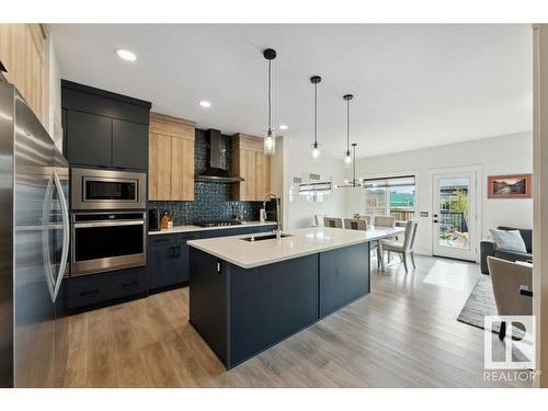 22527 99 Avenue, Edmonton, AB - Indoor Photo Showing Kitchen With Upgraded Kitchen