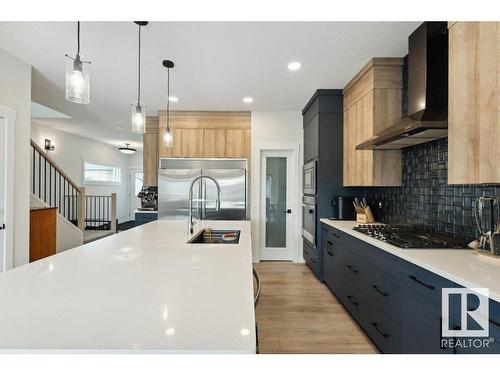 22527 99 Avenue, Edmonton, AB - Indoor Photo Showing Kitchen With Upgraded Kitchen