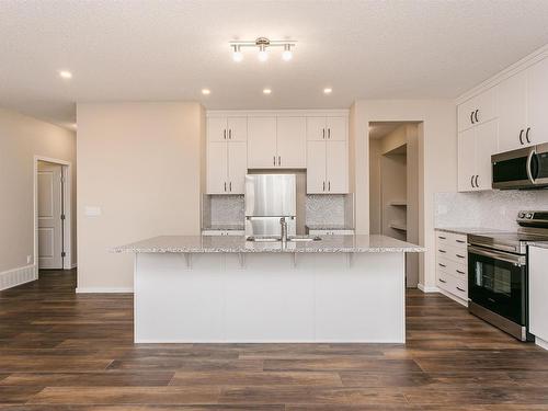 20516 22 Avenue, Edmonton, AB - Indoor Photo Showing Kitchen With Upgraded Kitchen