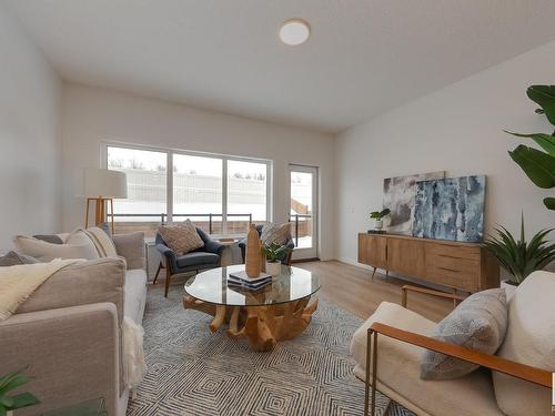 161 Stonehouse Way, Leduc, AB - Indoor Photo Showing Living Room