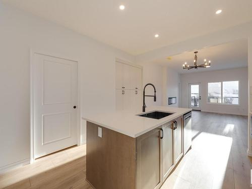 179 Stonehouse Way, Leduc, AB - Indoor Photo Showing Kitchen