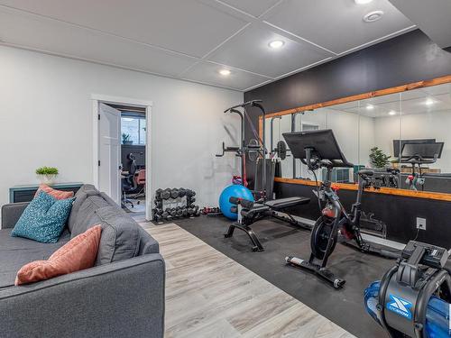 4658 Alwood Way, Edmonton, AB - Indoor Photo Showing Gym Room