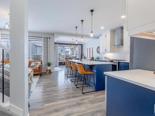 4658 Alwood Way, Edmonton, AB - Indoor Photo Showing Kitchen With Upgraded Kitchen