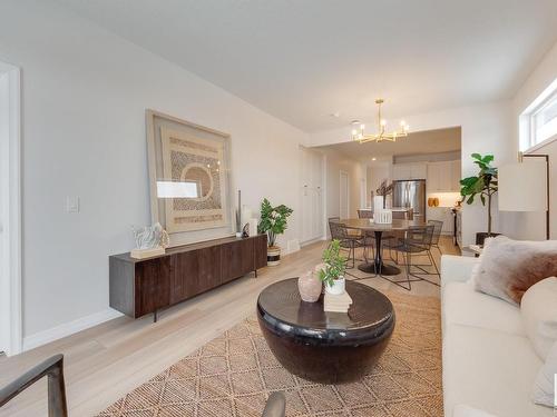 166 Stonehouse Way, Leduc, AB - Indoor Photo Showing Living Room