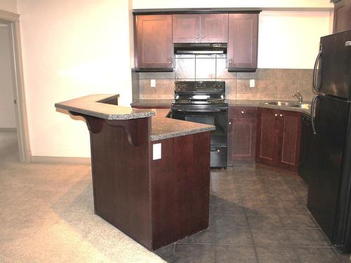 109 4415 48 Street, Leduc, AB - Indoor Photo Showing Kitchen With Double Sink