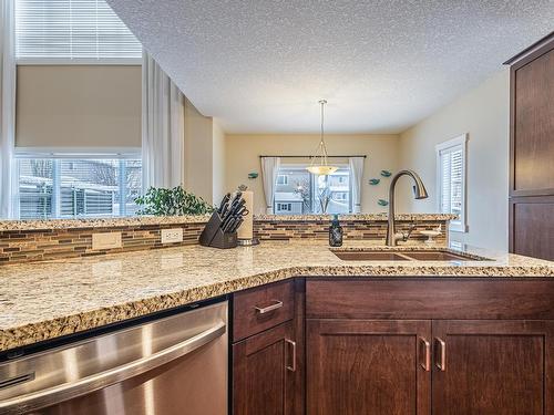 3620 14 Street Nw, Edmonton, AB - Indoor Photo Showing Kitchen With Double Sink