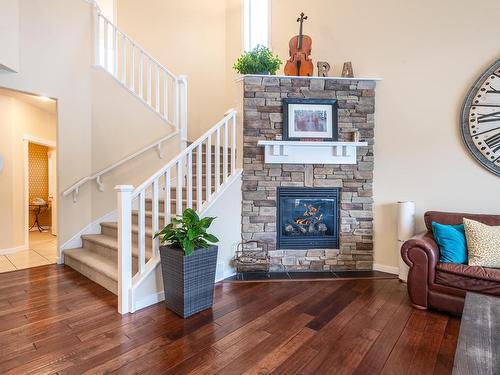 3620 14 Street Nw, Edmonton, AB - Indoor Photo Showing Other Room With Fireplace