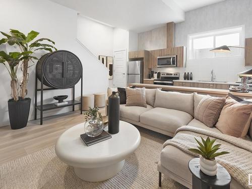 118 Stiles Bend, Leduc, AB - Indoor Photo Showing Living Room