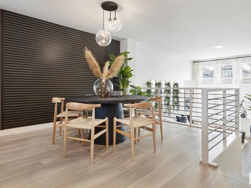 118 Stiles Bend, Leduc, AB - Indoor Photo Showing Dining Room