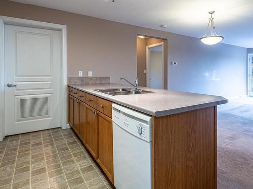 231 530 Hooke Road, Edmonton, AB - Indoor Photo Showing Kitchen With Double Sink