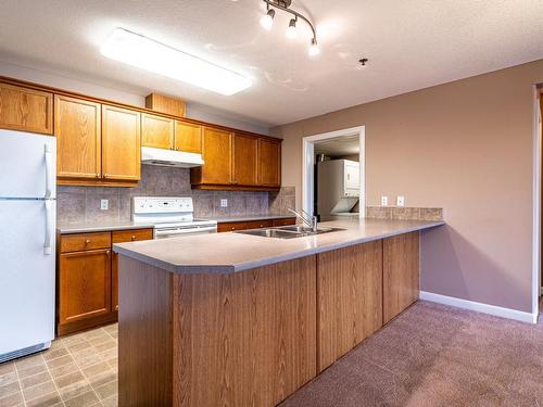 231 530 Hooke Road, Edmonton, AB - Indoor Photo Showing Kitchen With Double Sink