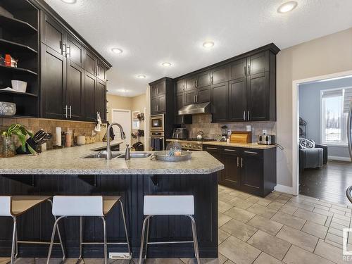 61016 Hwy 897, Rural Bonnyville M.D., AB - Indoor Photo Showing Kitchen With Double Sink With Upgraded Kitchen