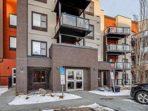 201 304 Ambleside Link Link, Edmonton, AB - Outdoor With Balcony With Facade