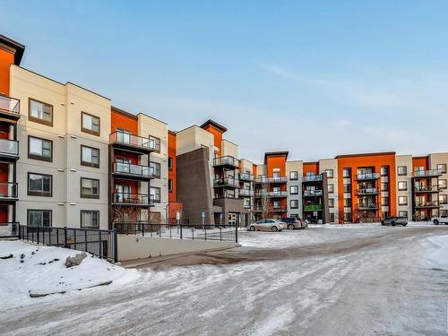 201 304 Ambleside Link Link, Edmonton, AB - Outdoor With Balcony With Facade