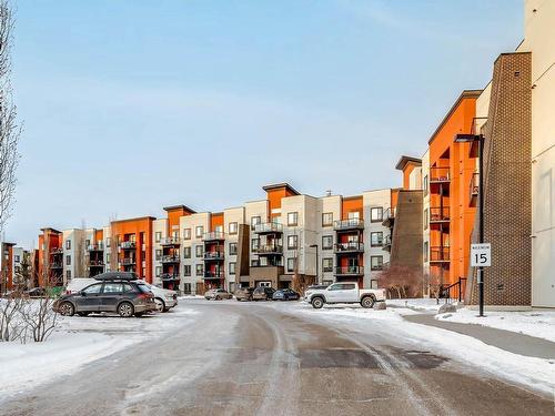 201 304 Ambleside Link Link, Edmonton, AB - Outdoor With Balcony With Facade