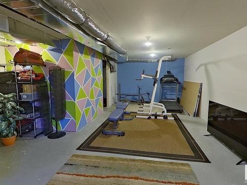 2205 16 Ave, Edmonton, AB - Indoor Photo Showing Gym Room