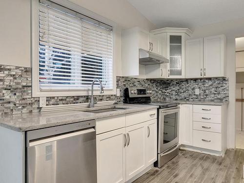 4019 34A Avenue, Edmonton, AB - Indoor Photo Showing Kitchen With Upgraded Kitchen