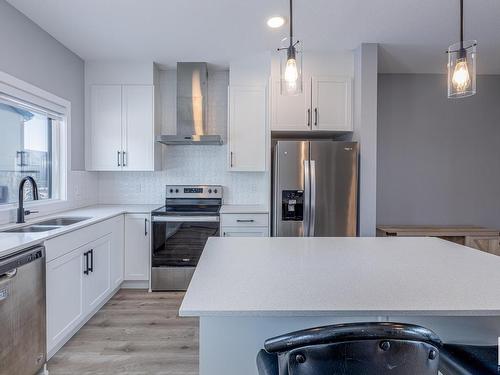 130 804 Welsh Drive, Edmonton, AB - Indoor Photo Showing Kitchen With Double Sink With Upgraded Kitchen