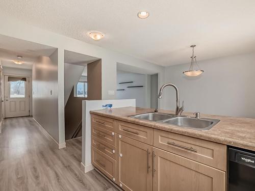 12 Fairfax Lane, Devon, AB - Indoor Photo Showing Kitchen With Double Sink