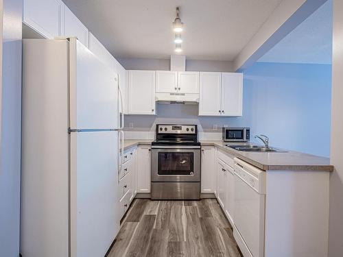 195 230 Edwards Drive, Edmonton, AB - Indoor Photo Showing Kitchen With Double Sink