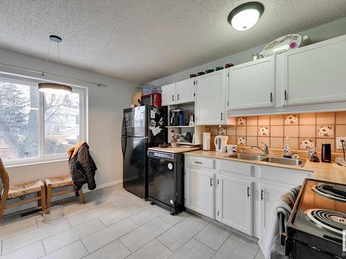 17779 81 Avenue, Edmonton, AB - Indoor Photo Showing Kitchen With Double Sink