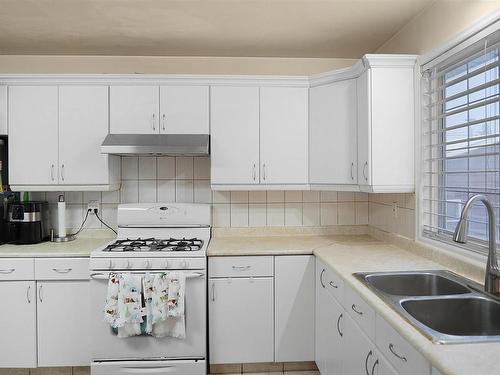 8004 130 Avenue, Edmonton, AB - Indoor Photo Showing Kitchen With Double Sink