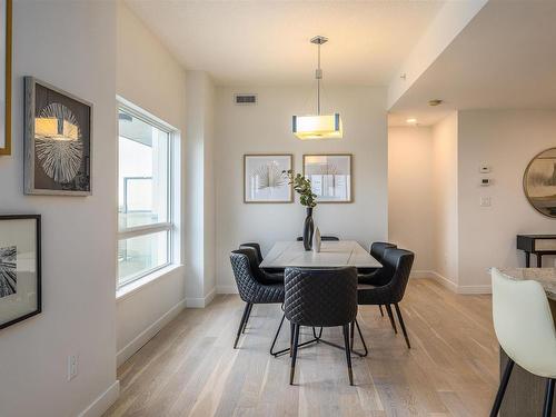 1801 9720 106 Street, Edmonton, AB - Indoor Photo Showing Dining Room