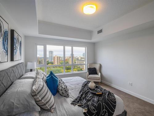 1801 9720 106 Street, Edmonton, AB - Indoor Photo Showing Bedroom