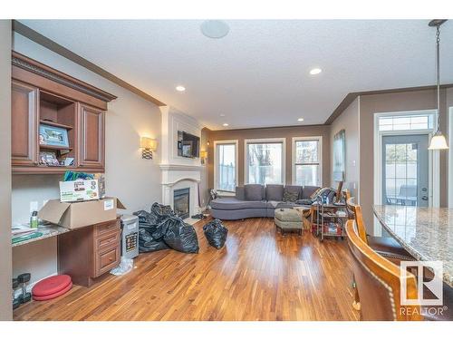 37 1225 Wanyandi Road, Edmonton, AB - Indoor With Fireplace