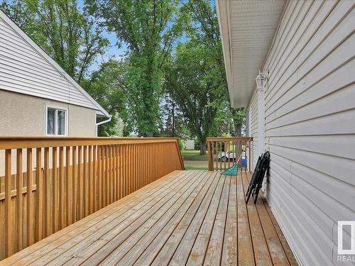 4610 47 Avenue, Redwater, AB - Outdoor With Deck Patio Veranda With Exterior