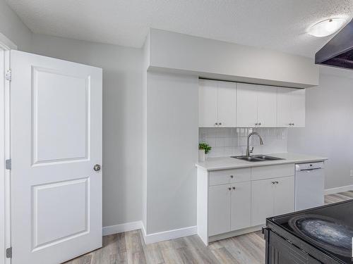 204 Centennial Court Nw, Edmonton, AB - Indoor Photo Showing Kitchen With Double Sink