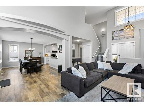 14957 135 Street, Edmonton, AB - Indoor Photo Showing Living Room