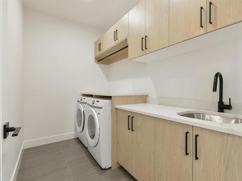 8105 144 Street, Edmonton, AB - Indoor Photo Showing Laundry Room