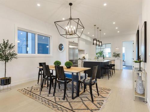 8105 144 Street, Edmonton, AB - Indoor Photo Showing Dining Room