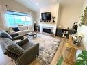 3 Holt Cove, Spruce Grove, AB  - Indoor Photo Showing Living Room With Fireplace 