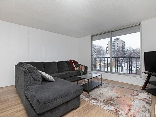 307 11307 99 Avenue, Edmonton, AB - Indoor Photo Showing Living Room