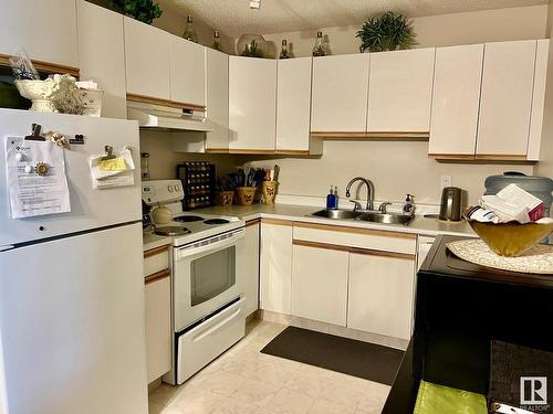 205 9985 93 Avenue, Fort Saskatchewan, AB - Indoor Photo Showing Kitchen With Double Sink