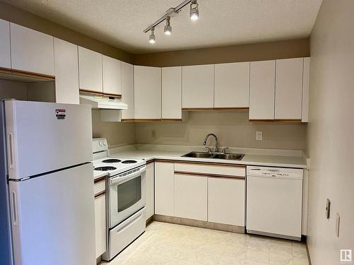 205 9985 93 Avenue, Fort Saskatchewan, AB - Indoor Photo Showing Kitchen With Double Sink