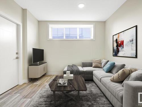 8063 Cedric Mah Road, Edmonton, AB - Indoor Photo Showing Living Room